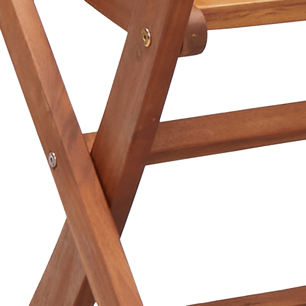 Folding Garden Chairs 4 pcs Solid Wood Acacia