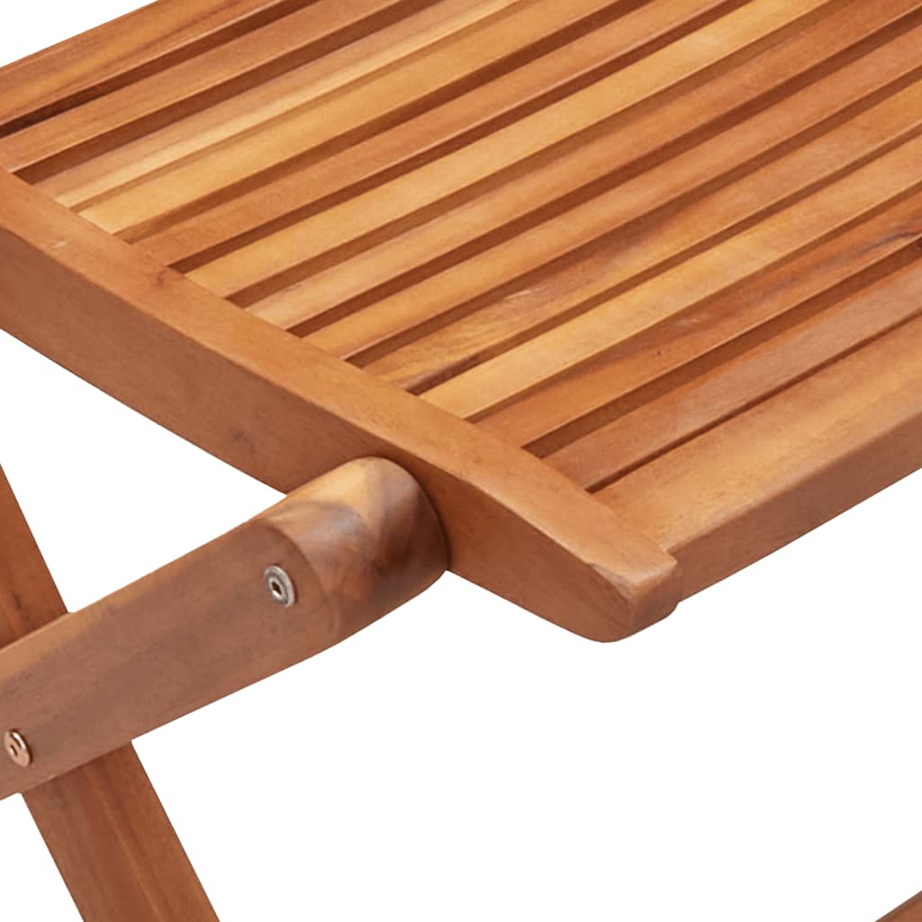 Folding Garden Chairs 4 pcs Solid Wood Acacia