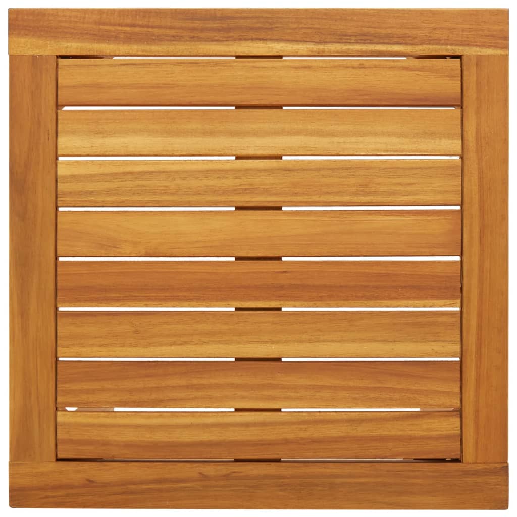 Stylish 5-Piece Black Rattan & Acacia Garden Lounge Set