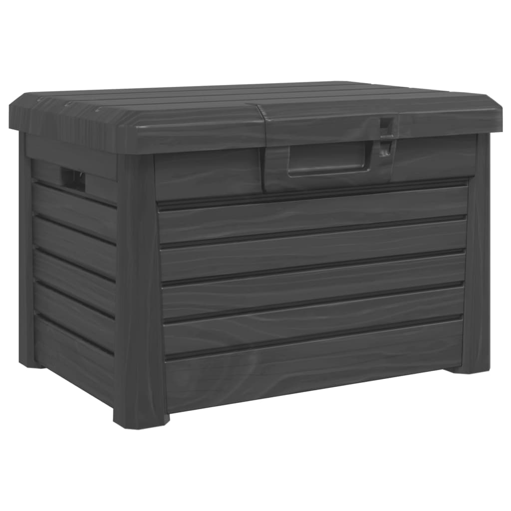 Anthracite Outdoor Cushion Box 73x50.5x46.5 cm Polypropylene