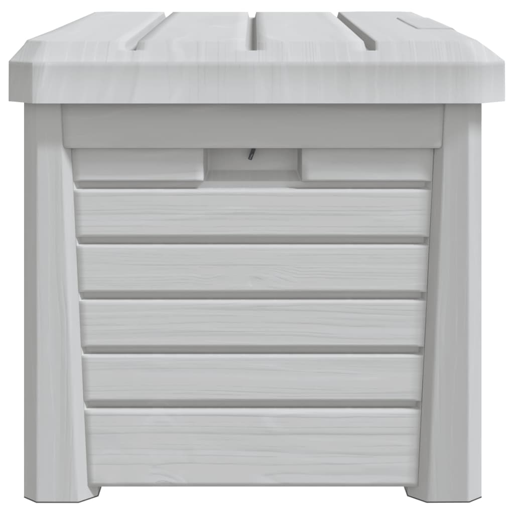 Outdoor Cushion Box, Grey Polypropylene, 73x50.5x46.5 cm Storage Solution