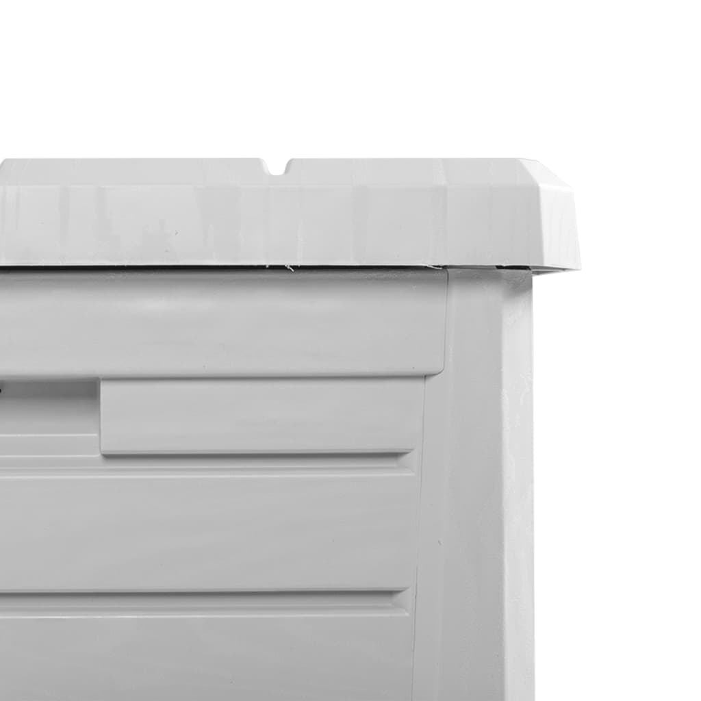 Outdoor Cushion Box, Grey Polypropylene, 73x50.5x46.5 cm Storage Solution