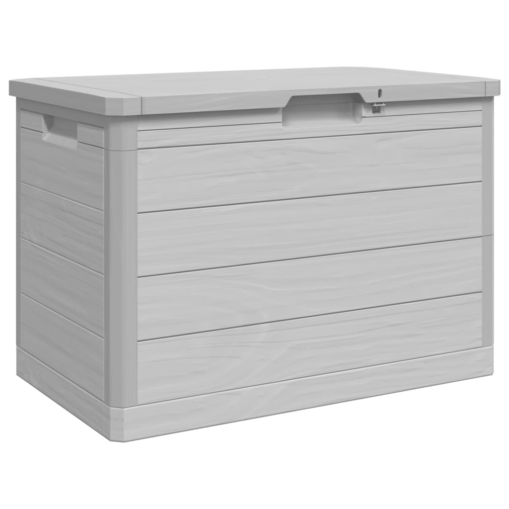 Durable Grey Outdoor Cushion Box - 77.5x44.5x53 cm Polypropylene