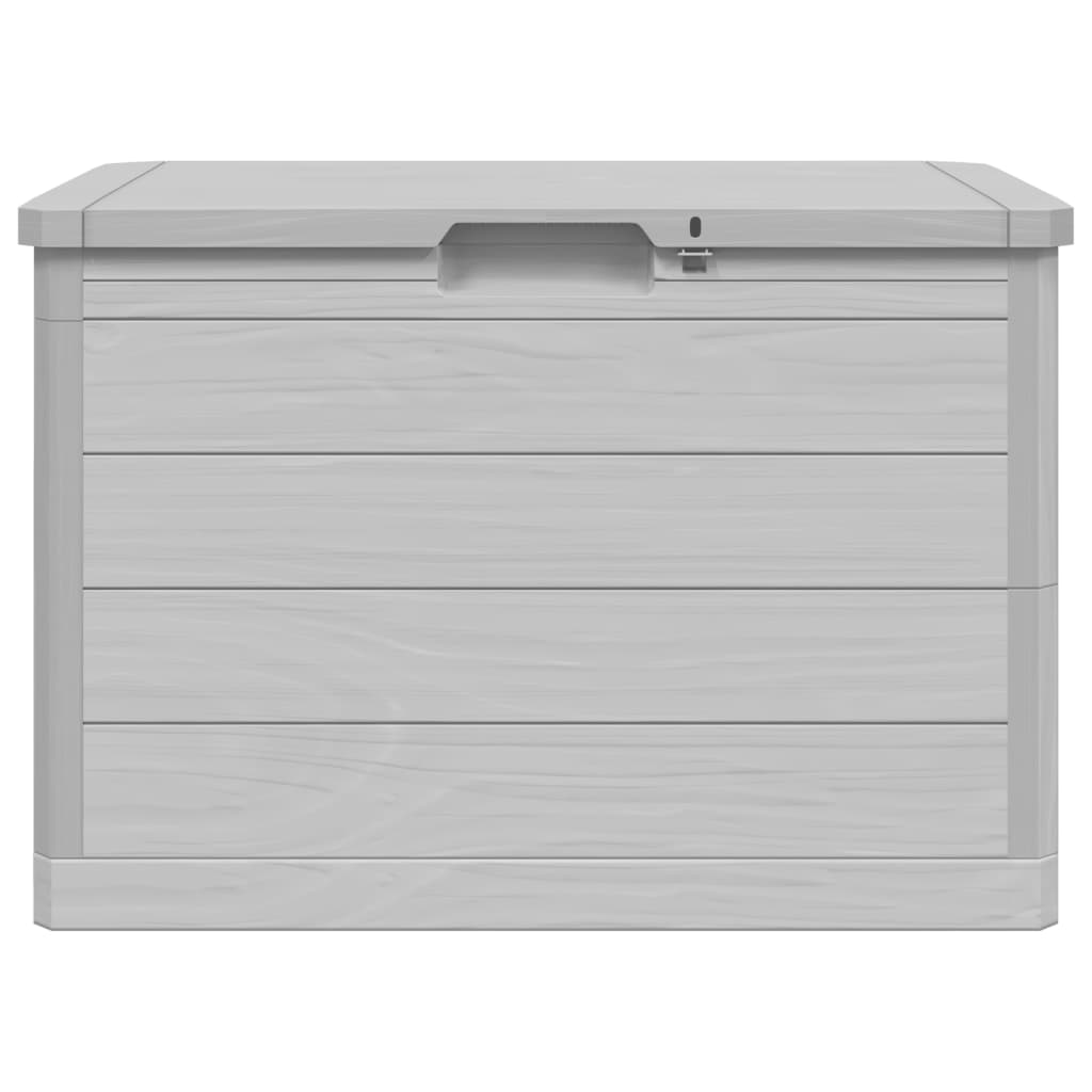 Durable Grey Outdoor Cushion Box - 77.5x44.5x53 cm Polypropylene