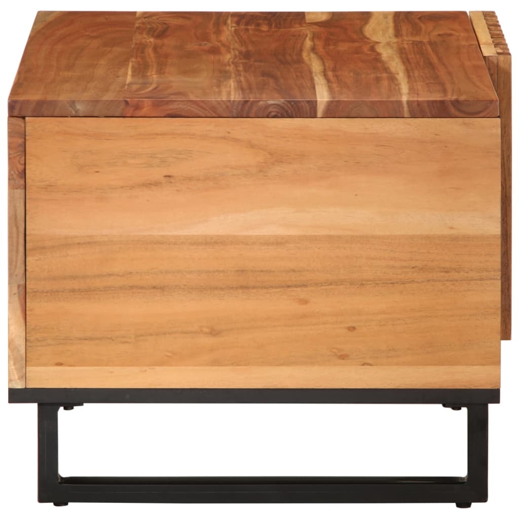 Coffee Table 80x51x40 cm Solid Wood Acacia