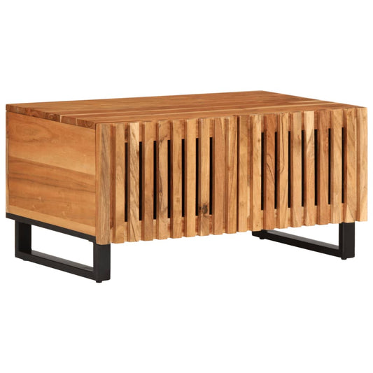 Coffee Table 80x51x40 cm Solid Wood Acacia