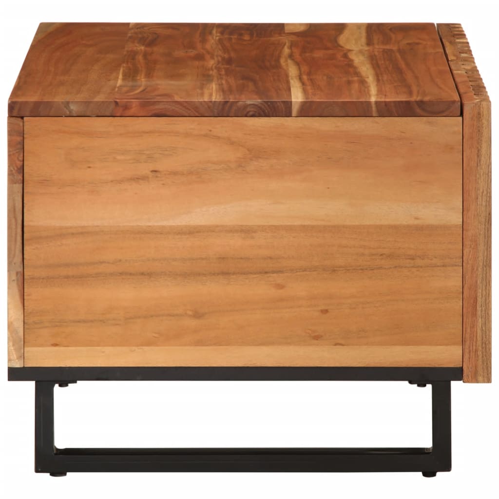 Coffee Table 80x51x40 cm Solid Wood Acacia