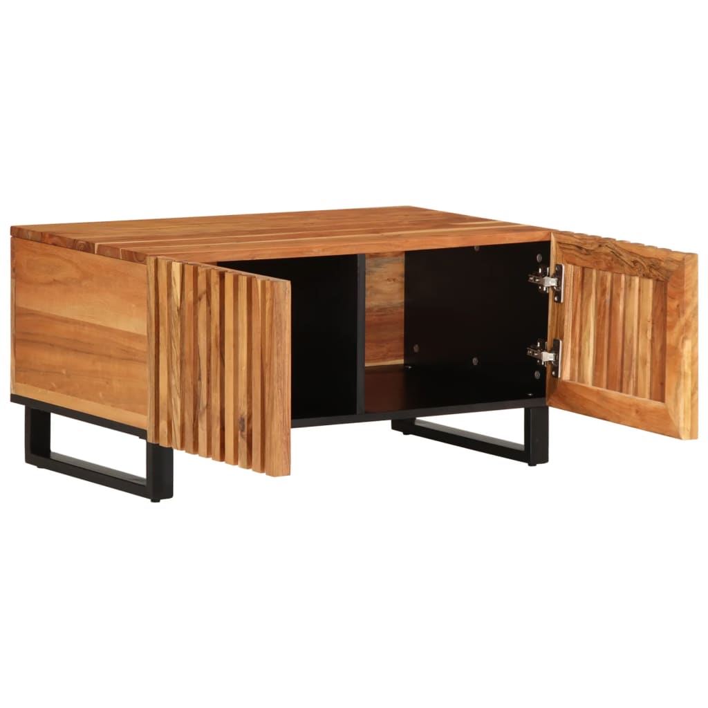 Coffee Table 80x51x40 cm Solid Wood Acacia