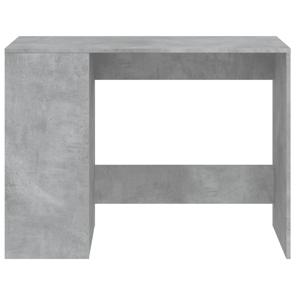 Modern Concrete Grey Desk - 102x50x75 cm Engineered Wood