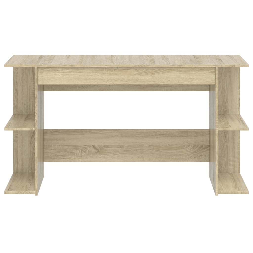 Stylish Sonoma Oak Desk 140x50x75 cm - Durable Engineered Wood