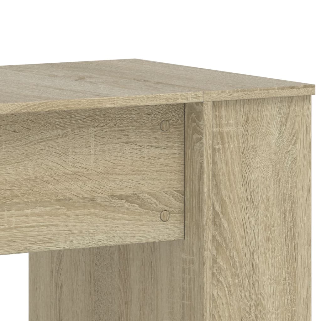 Stylish Sonoma Oak Desk 140x50x75 cm - Durable Engineered Wood