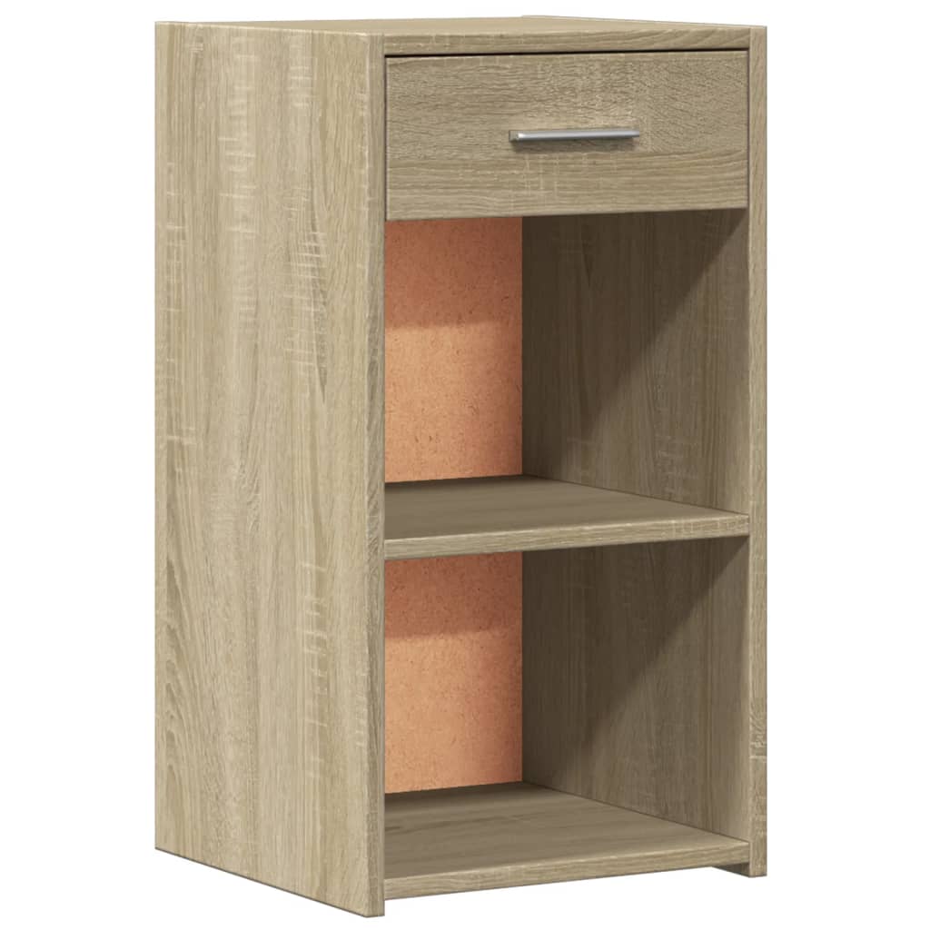Pair of Sonoma Oak Bedside Cabinets, 2 pcs, Engineered Wood, 35x34x65 cm