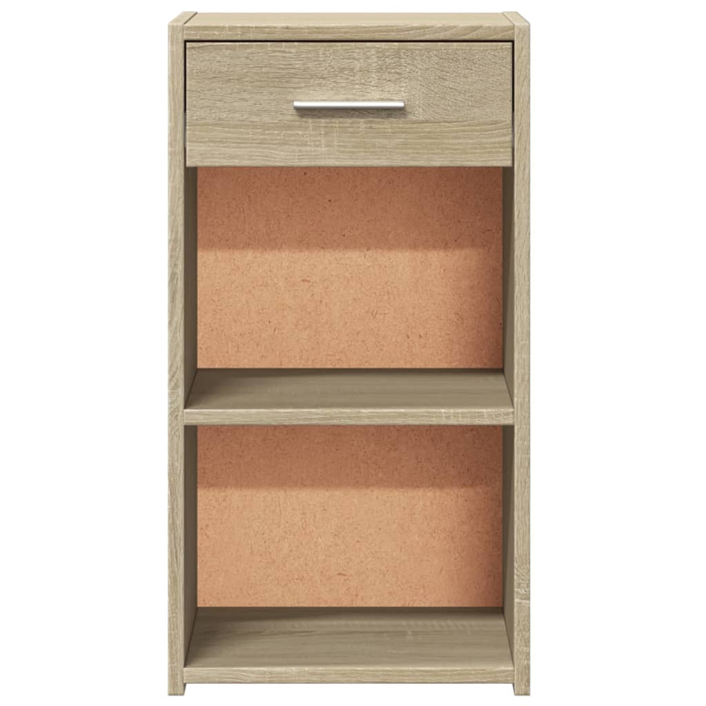 Pair of Sonoma Oak Bedside Cabinets, 2 pcs, Engineered Wood, 35x34x65 cm