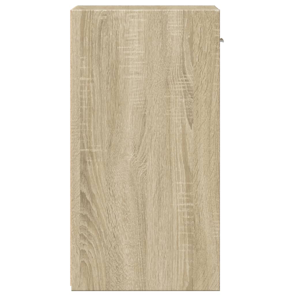 Pair of Sonoma Oak Bedside Cabinets, 2 pcs, Engineered Wood, 35x34x65 cm