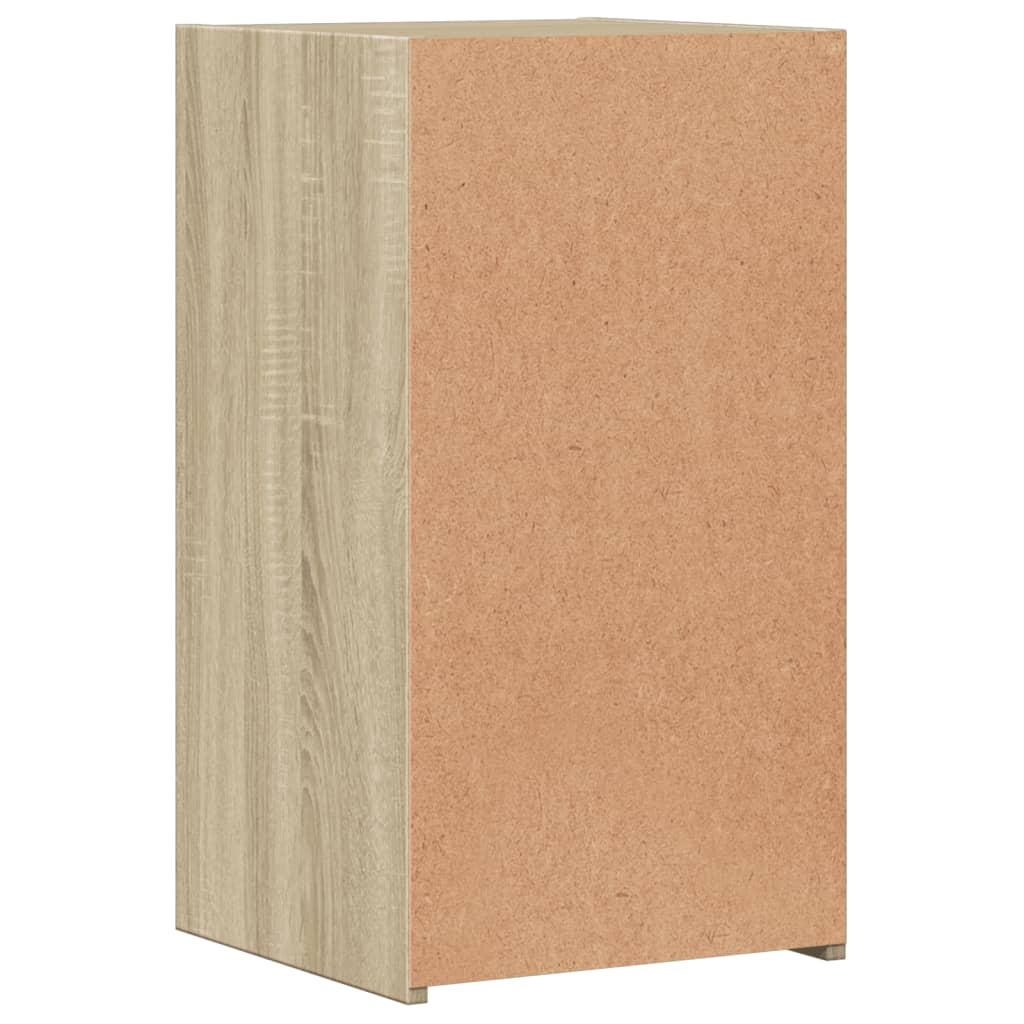 Pair of Sonoma Oak Bedside Cabinets, 2 pcs, Engineered Wood, 35x34x65 cm