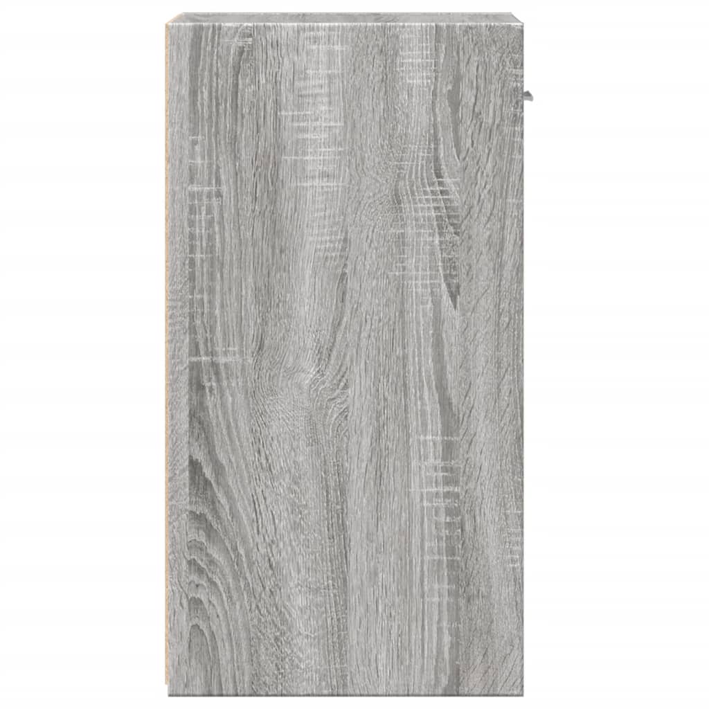Grey Sonoma Engineered Wood Bedside Cabinets Set, 35x34x65 cm