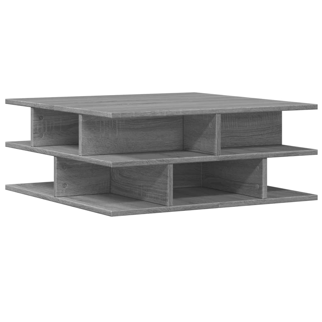 Coffee Table Grey Sonoma 70x70x29 cm Engineered Wood