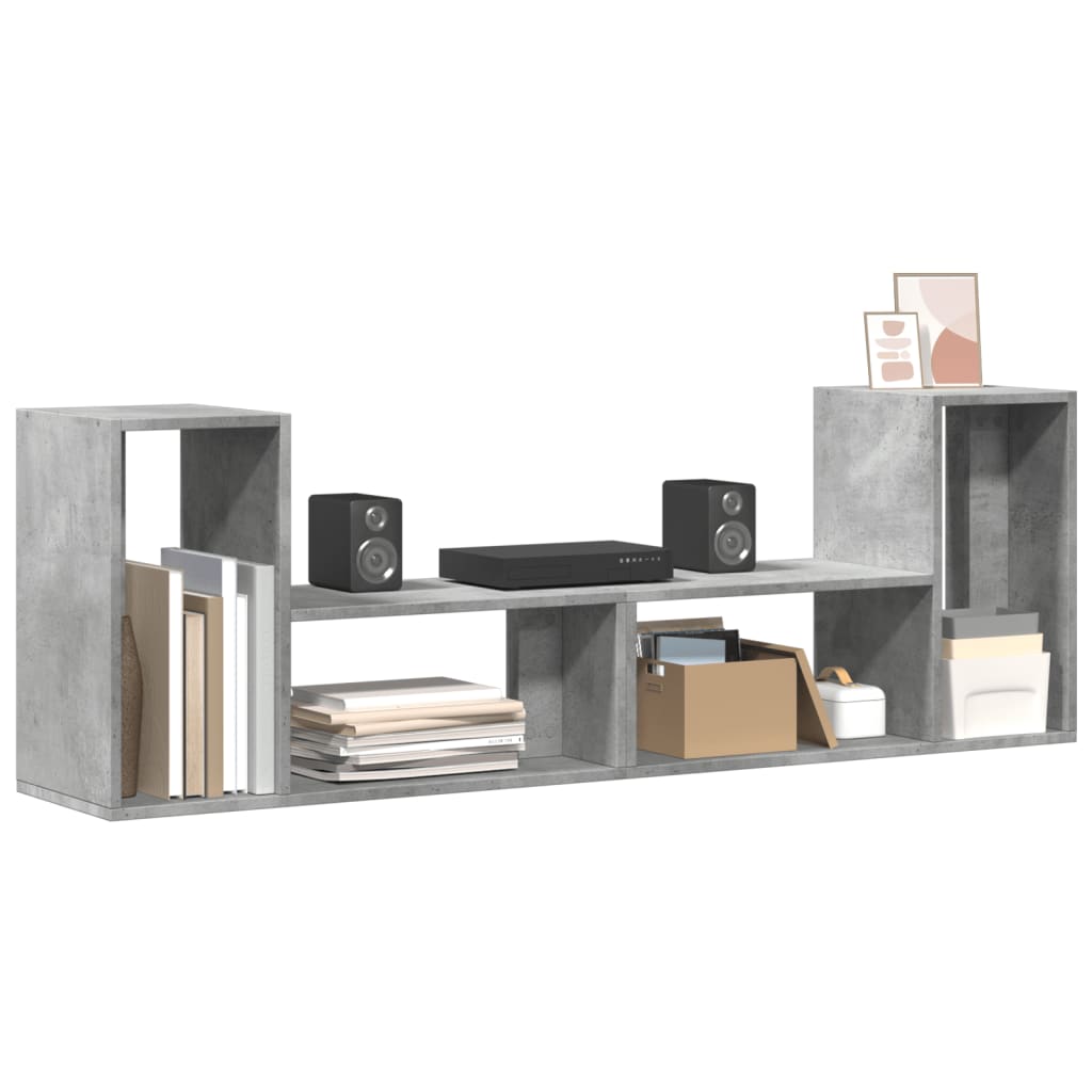 TV Cabinets 2 pcs Concrete Grey 75x30x50 cm Engineered Wood