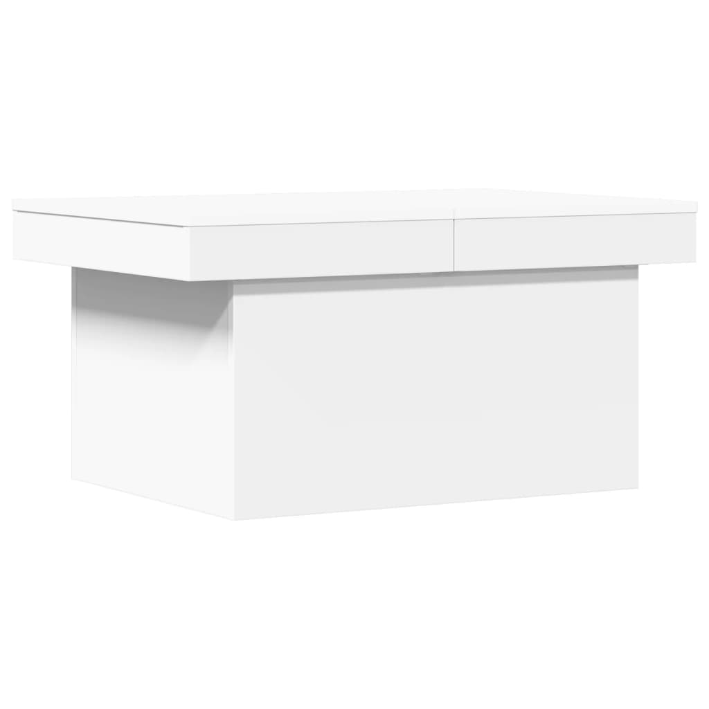 Coffee Table White 80x55x40 cm Engineered Wood