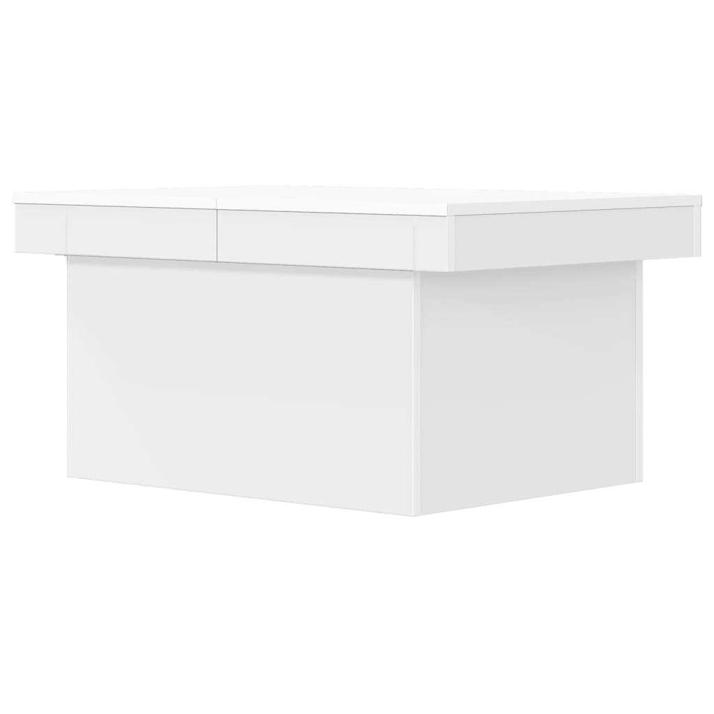 Coffee Table White 80x55x40 cm Engineered Wood