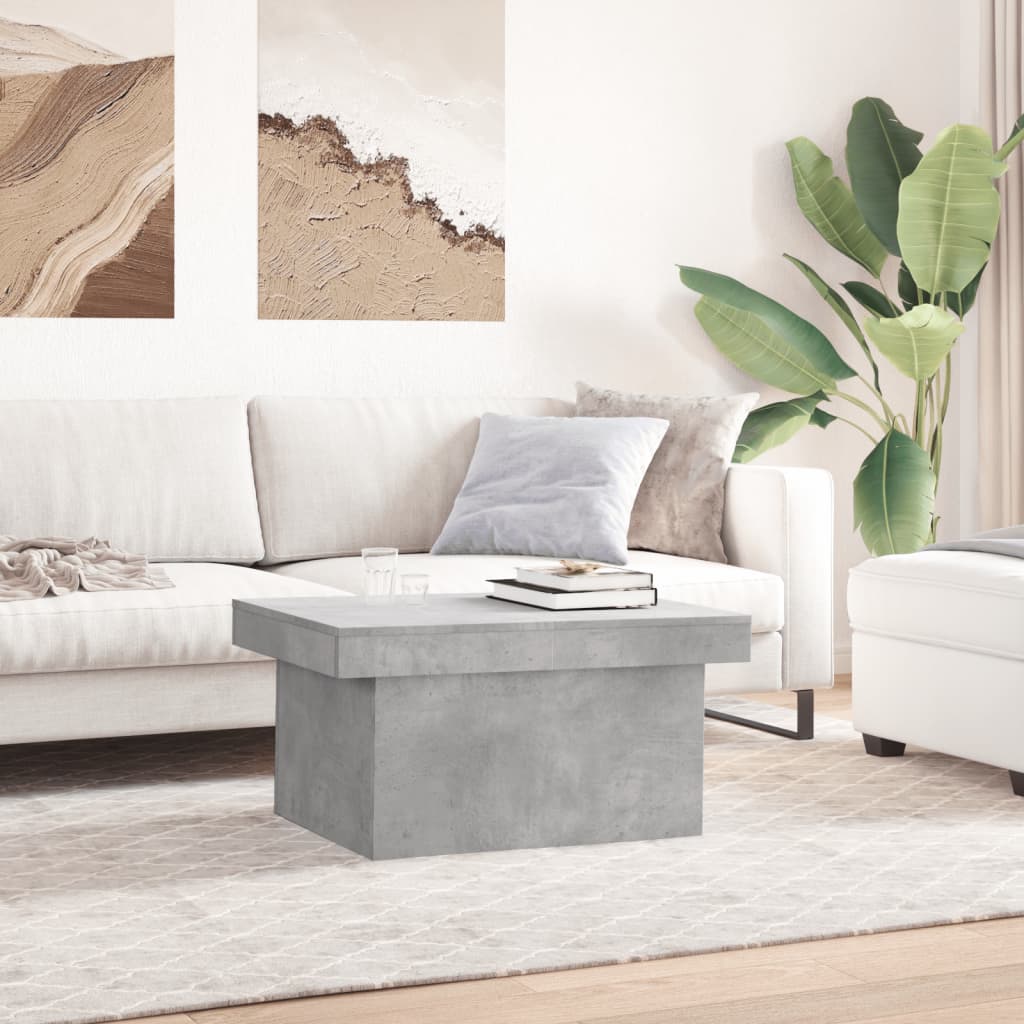 Coffee Table Concrete Grey 100x55x40 cm Engineered Wood
