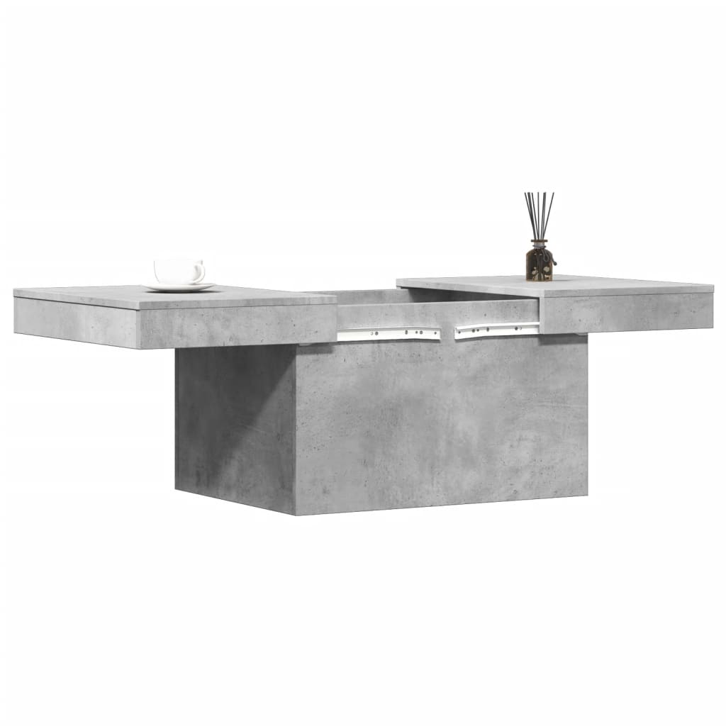 Coffee Table Concrete Grey 100x55x40 cm Engineered Wood