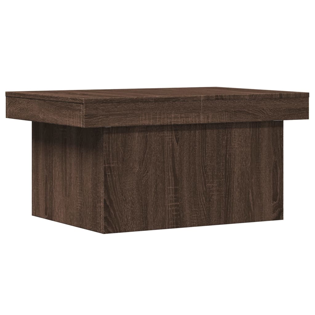 Coffee Table Brown Oak 100x55x40 cm Engineered Wood