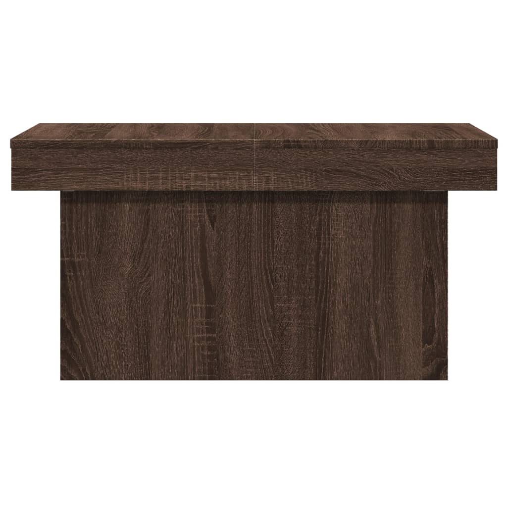 Coffee Table Brown Oak 100x55x40 cm Engineered Wood