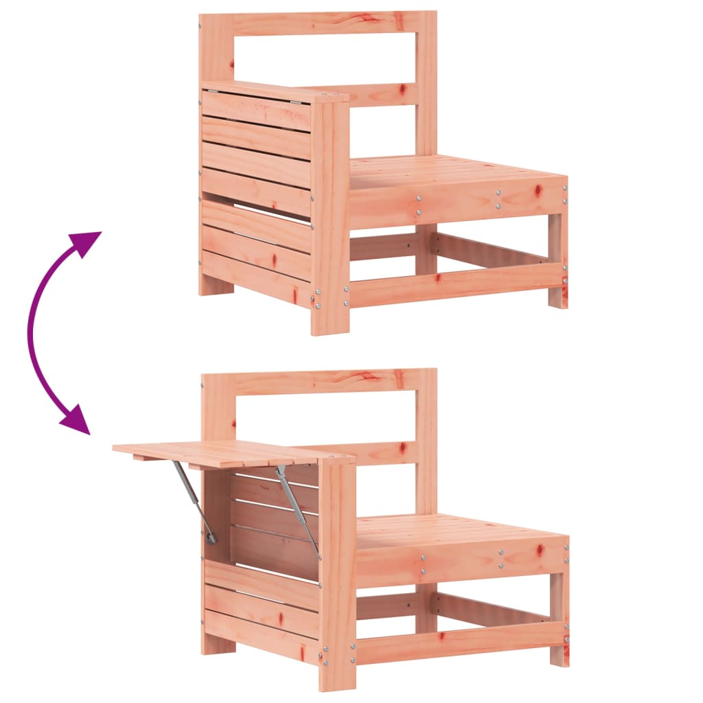 5 Piece Garden Sofa Set Solid Wood Douglas Fir