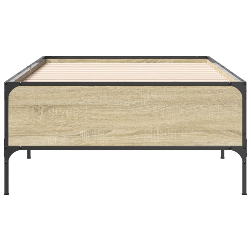Sonoma Oak Bed Frame 90x200 cm - Stylish & Durable Finish