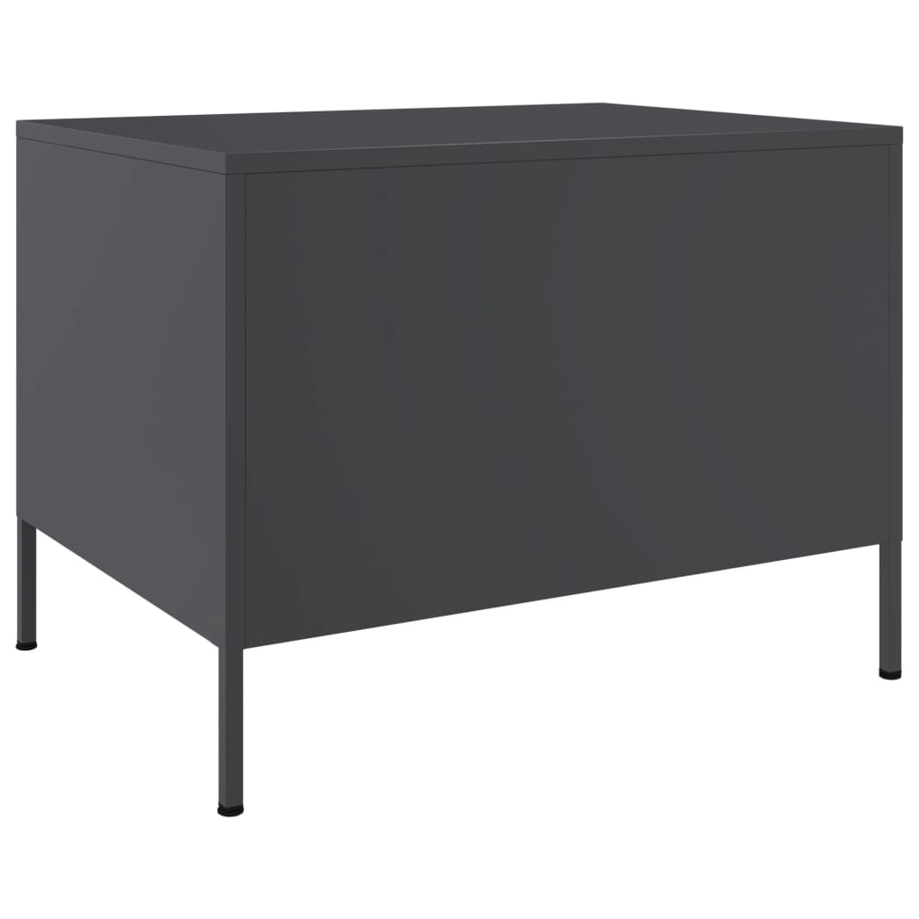 Coffee Table Anthracite 68x50x50.5 cm Steel