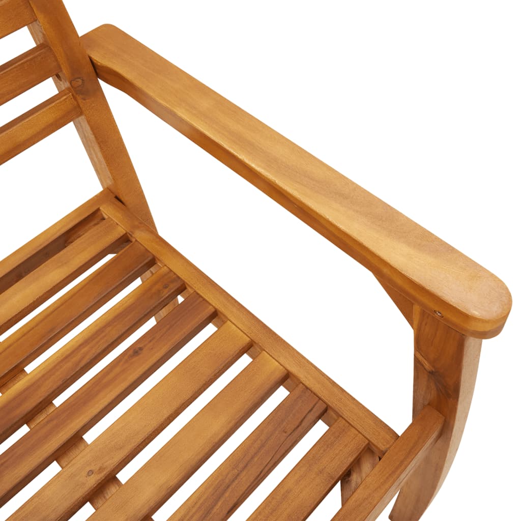 8-Piece Solid Acacia Wood Garden Chairs Set (59x55x85 cm)