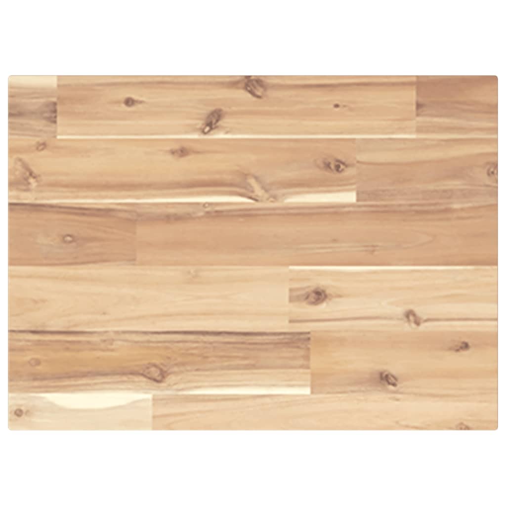 Natural Acacia Floating Shelf 40x30x2 cm - Untreated Solid Wood