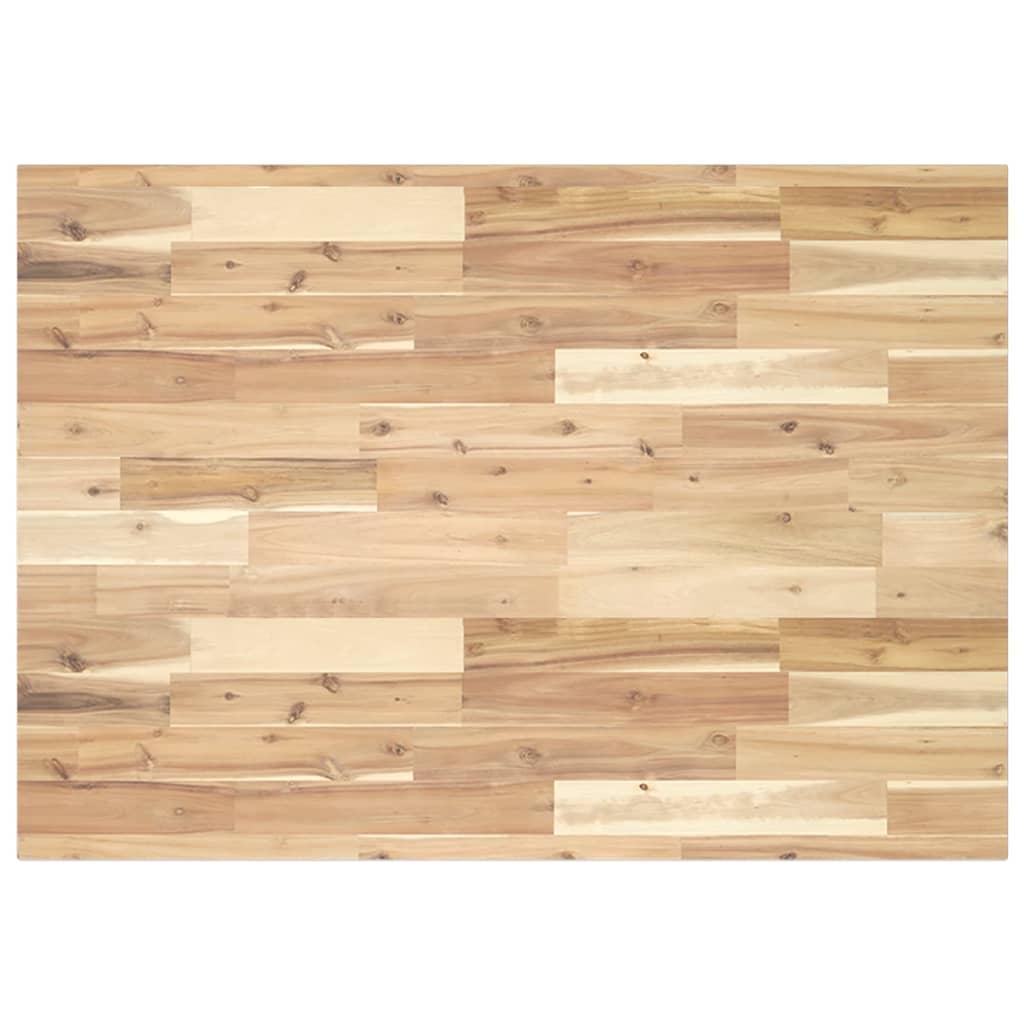 Desk Top Untreated 80x70x2 cm Solid Wood Acacia
