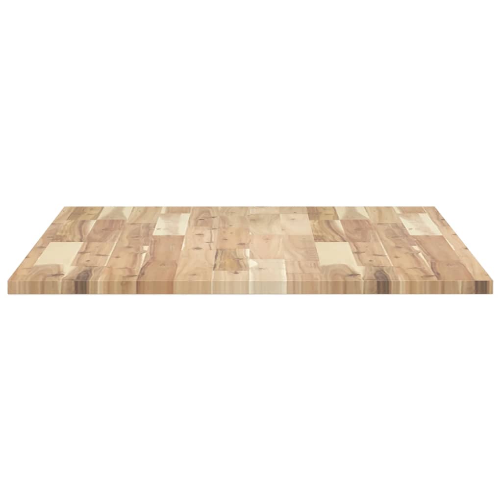 Desk Top Untreated 80x70x2 cm Solid Wood Acacia