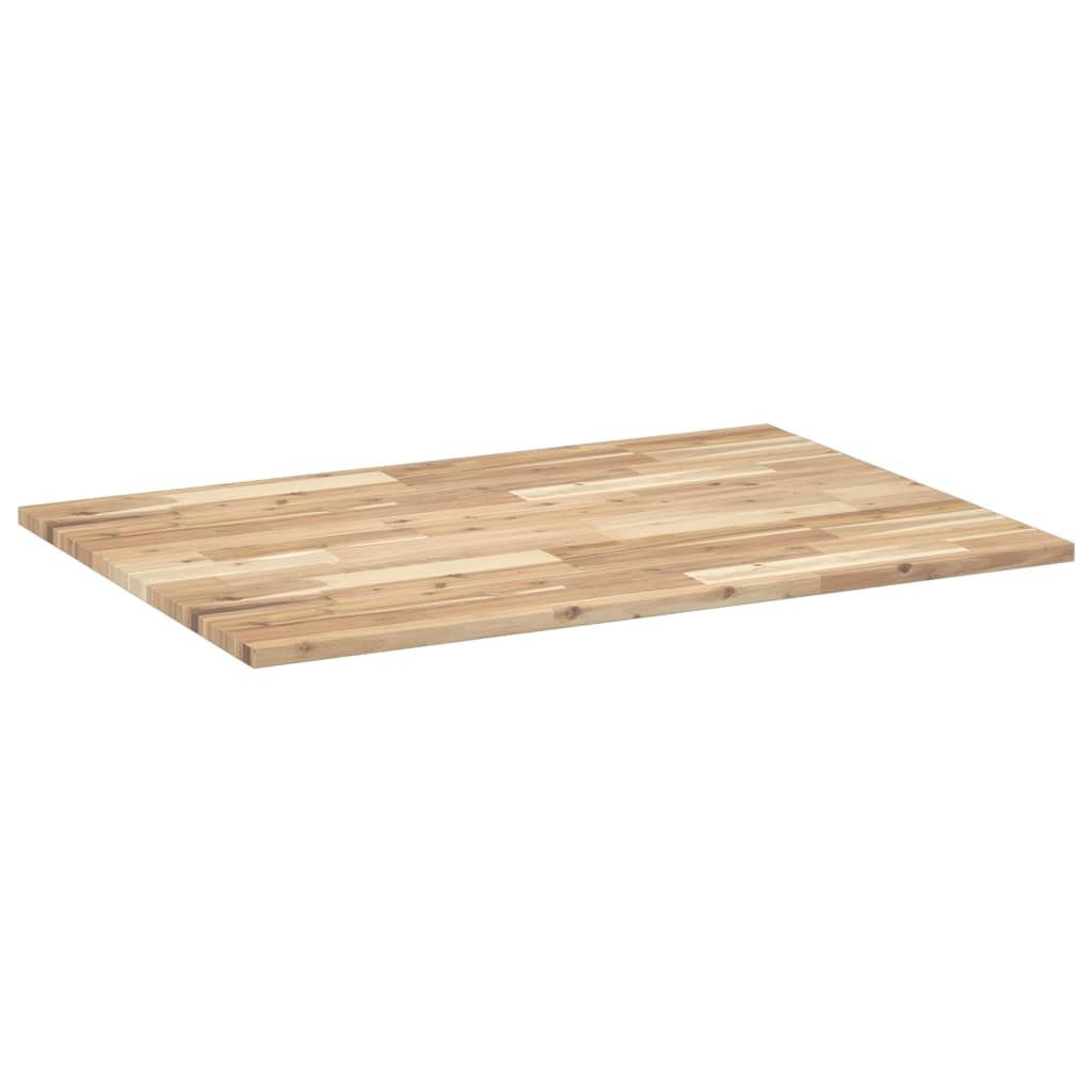 Desk Top Untreated 80x70x2 cm Solid Wood Acacia