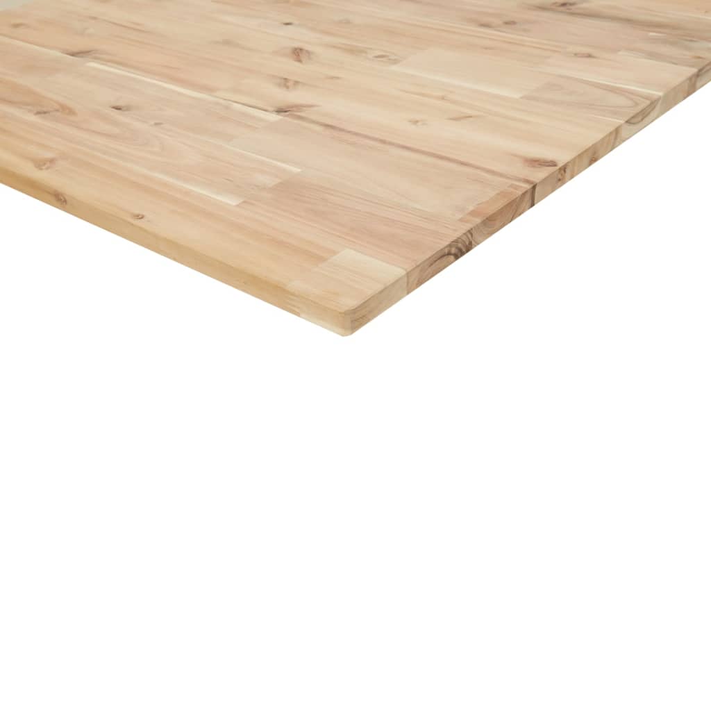 Desk Top Untreated 80x70x2 cm Solid Wood Acacia