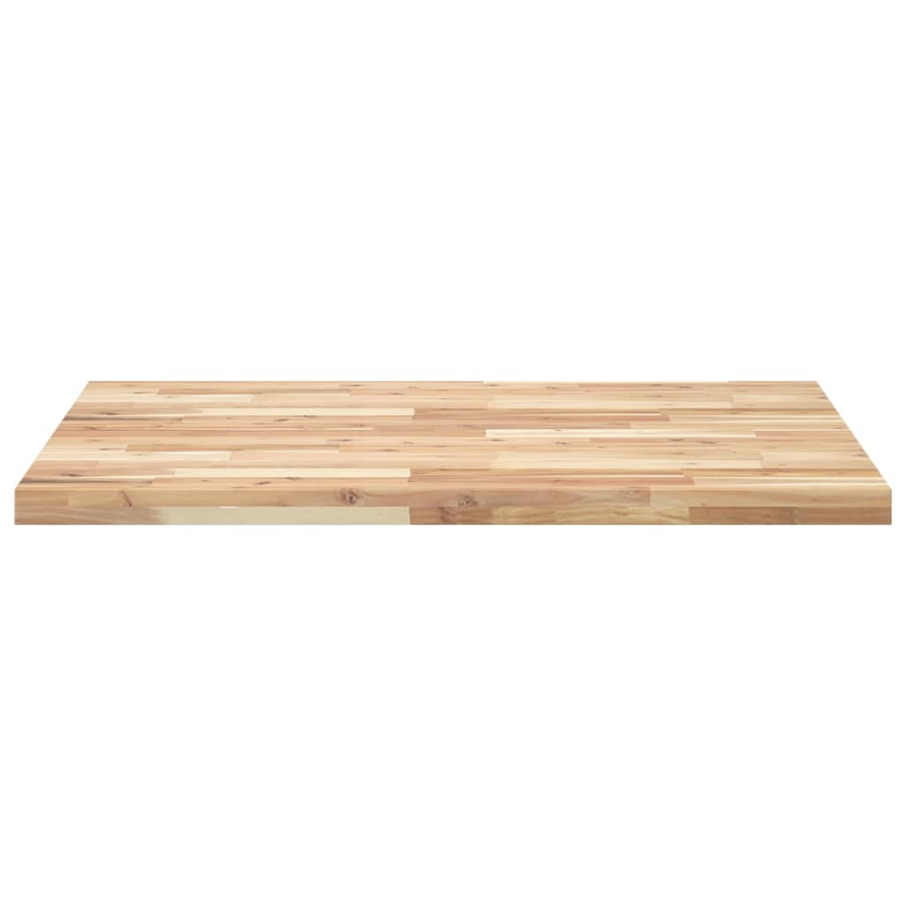 Desk Top Untreated 100x80x4 cm Solid Wood Acacia