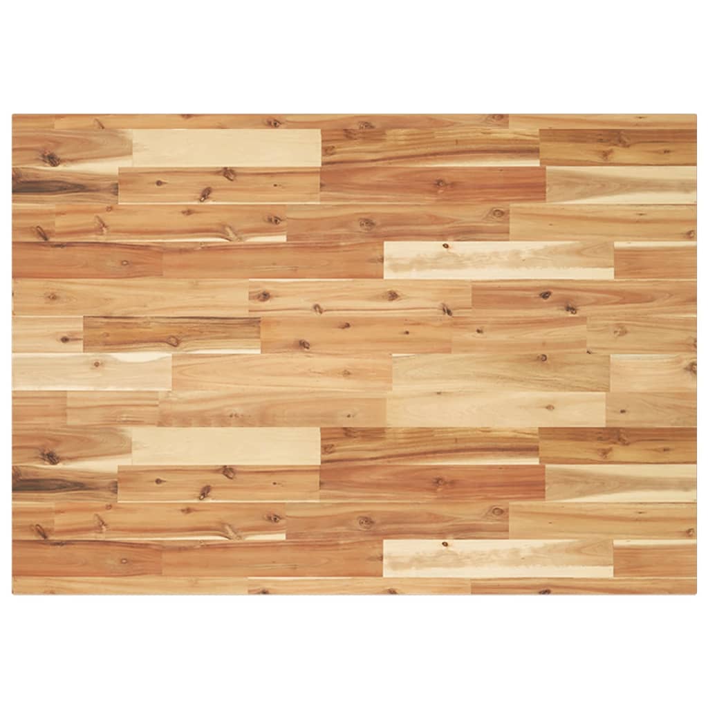 Desk Top Oil Finished 80x70x2 cm Solid Wood Acacia