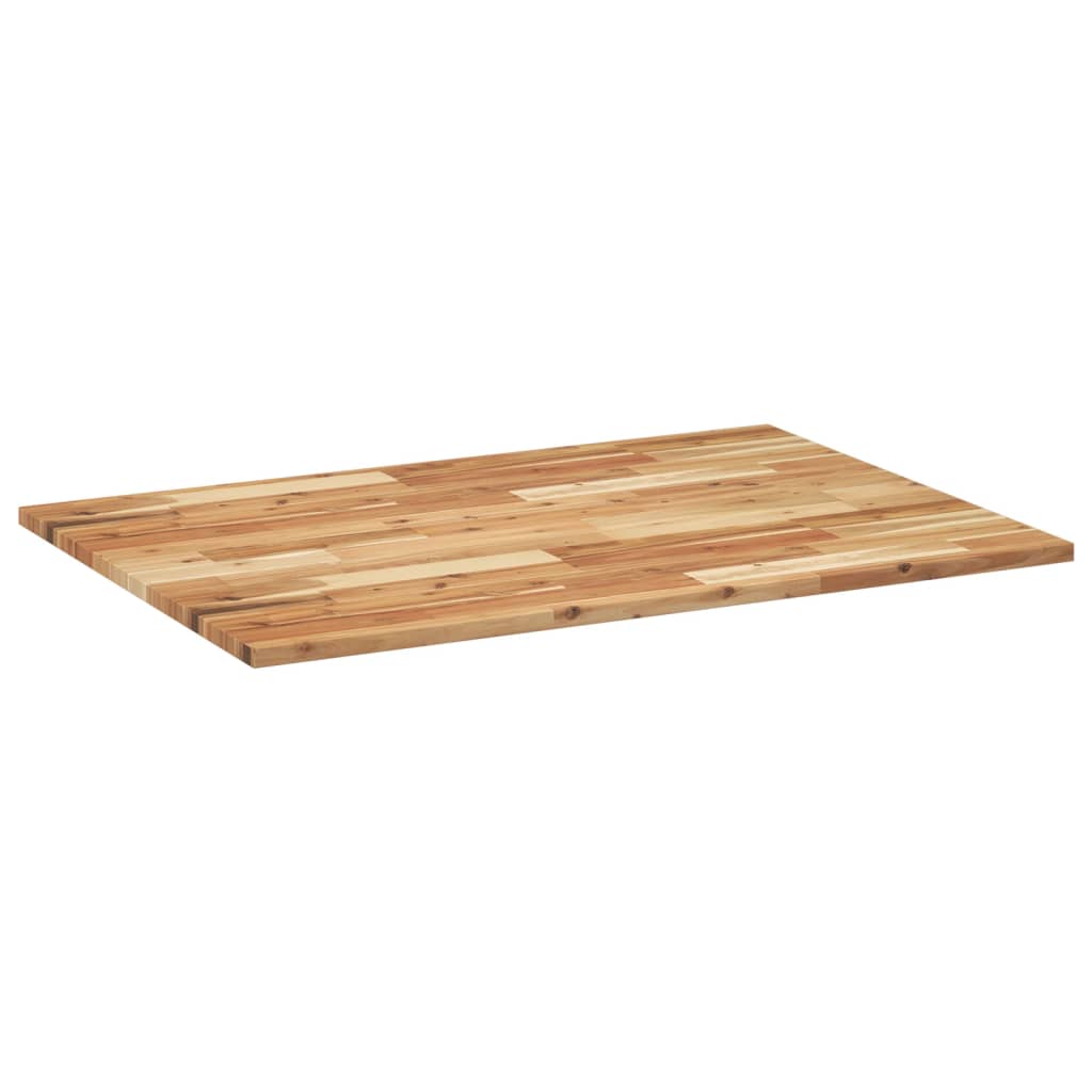 Desk Top Oil Finished 80x70x2 cm Solid Wood Acacia