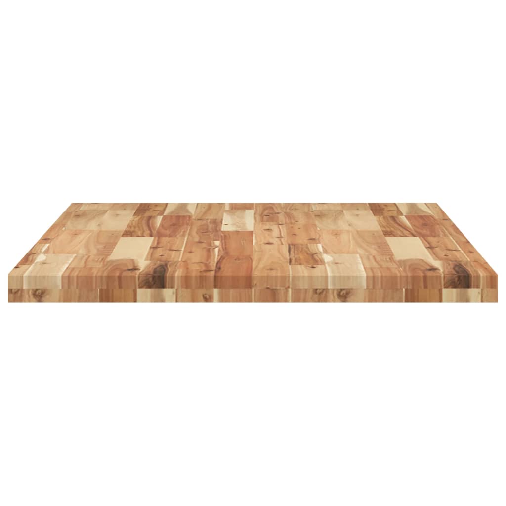 Desk Top Oil Finished 80x70x4 cm Solid Wood Acacia