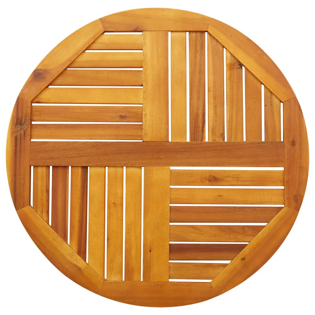 Round Acacia Wood Table Top Ø70x2 cm - Solid & Stylish