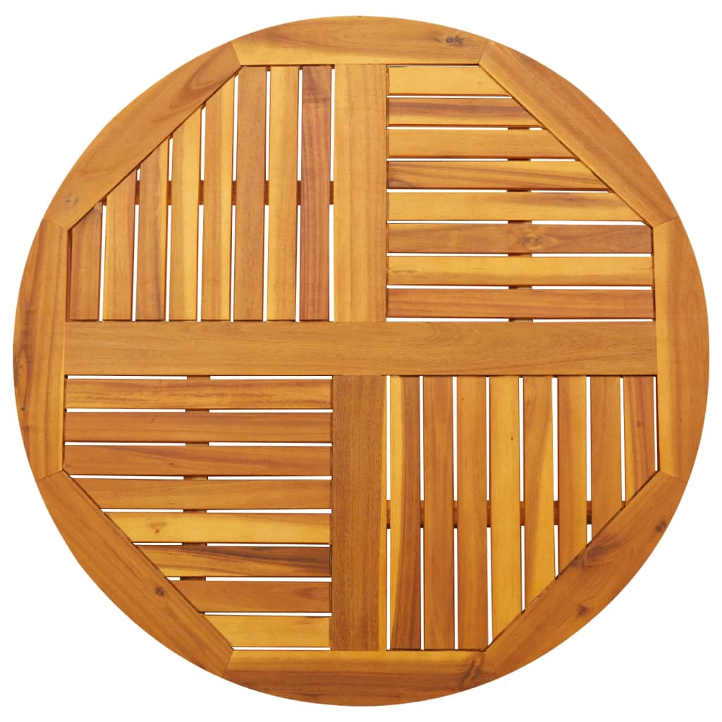 Round Acacia Wood Table Top Ø90cm - Solid & Durable Design