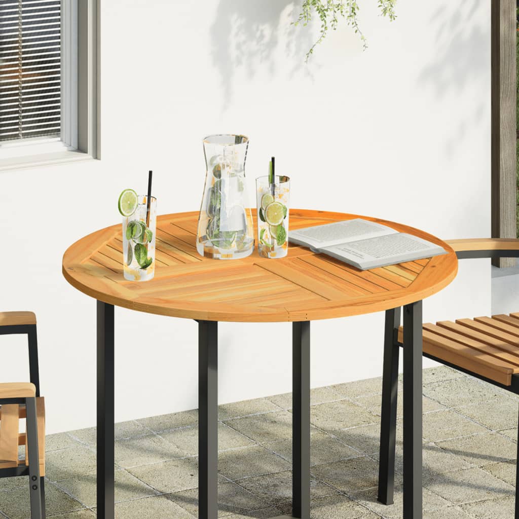 Round Acacia Wood Table Top Ø90cm - Solid & Durable Design