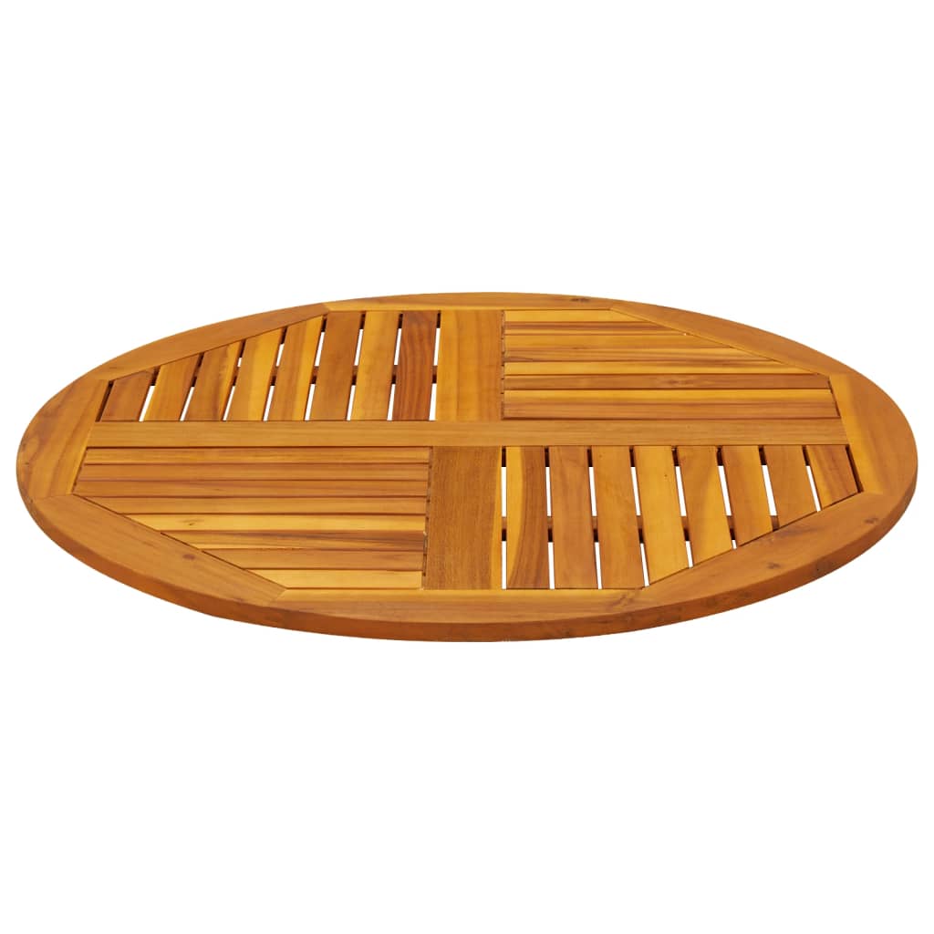Round Acacia Wood Table Top Ø90cm - Solid & Durable Design