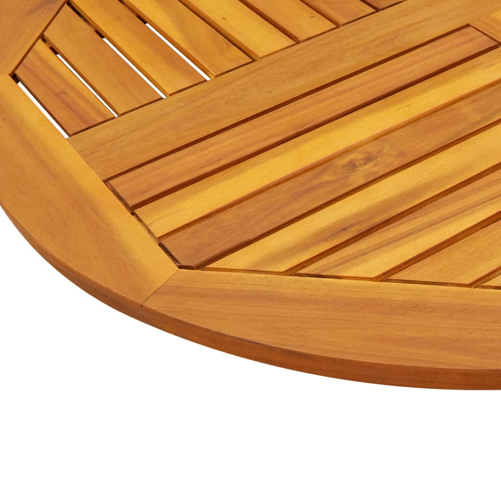 Round Acacia Wood Table Top Ø90cm - Solid & Durable Design