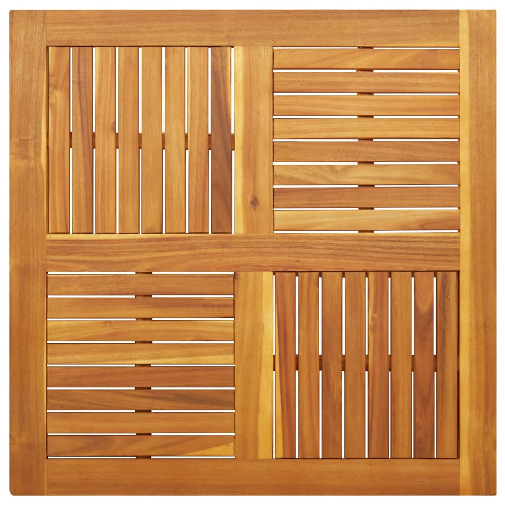 Square Solid Acacia Wood Table Top 90x90x2.2 cm