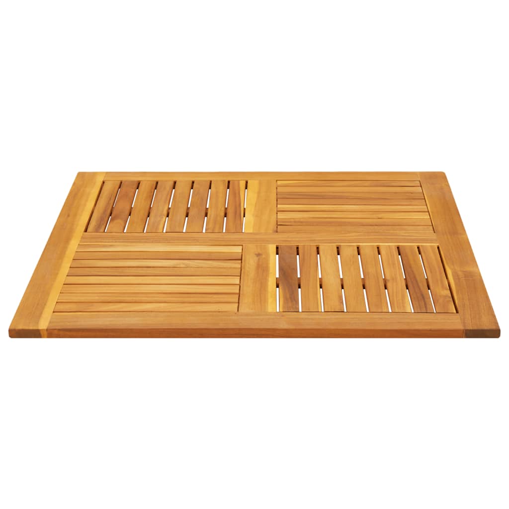 Square Solid Acacia Wood Table Top 90x90x2.2 cm