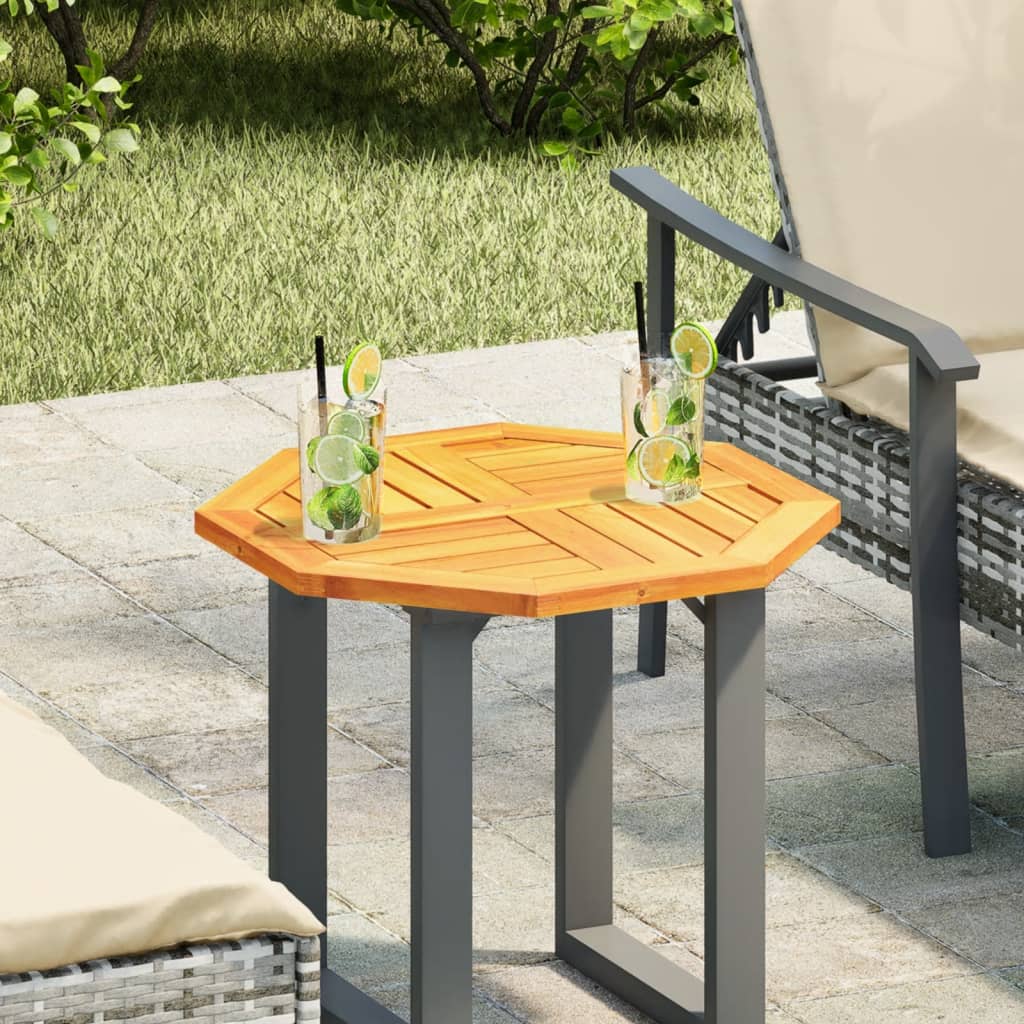 Octagonal Acacia Wood Table Top 50x50x2 cm - Solid & Stylish