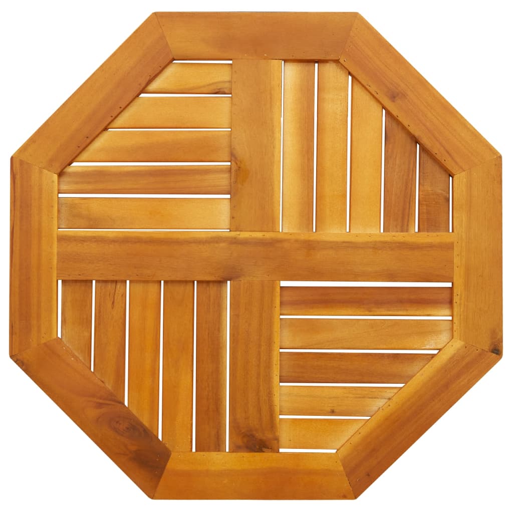 Octagonal Acacia Wood Table Top 60x60x2 cm - Solid & Stylish